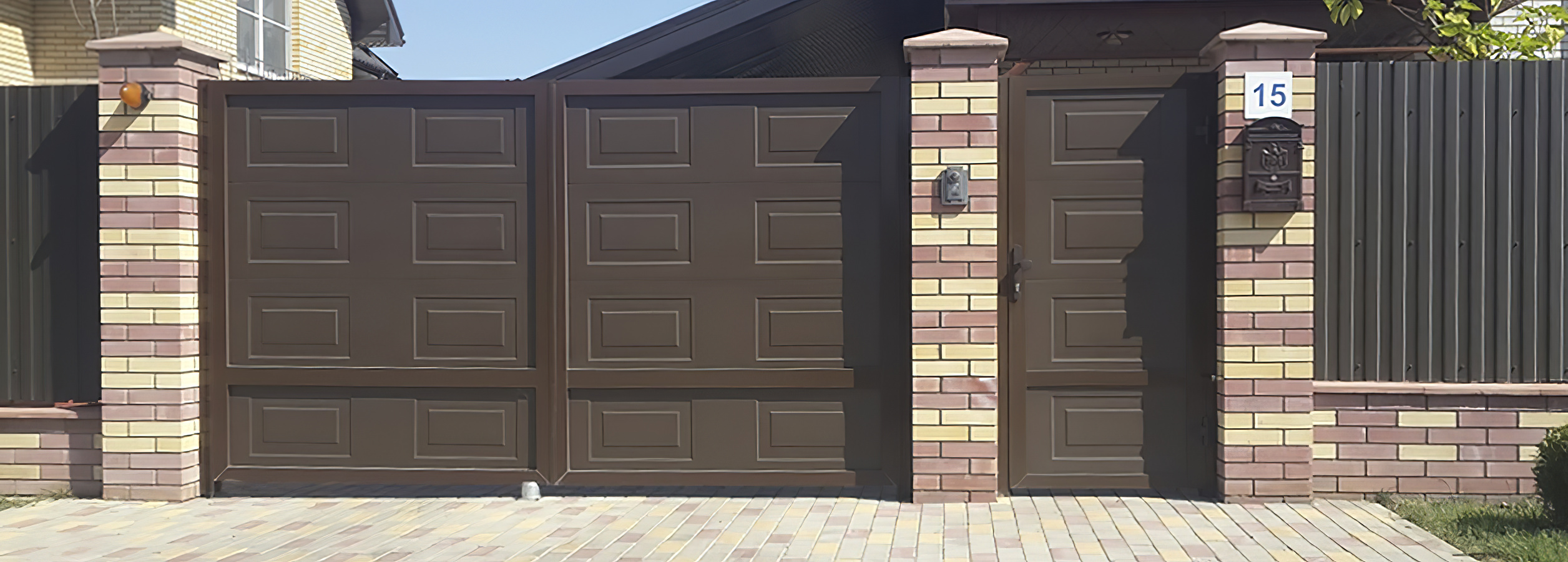 Распашные ворота в Новоалександровске под ключ