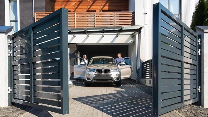 распашные ворота в Новоалександровске